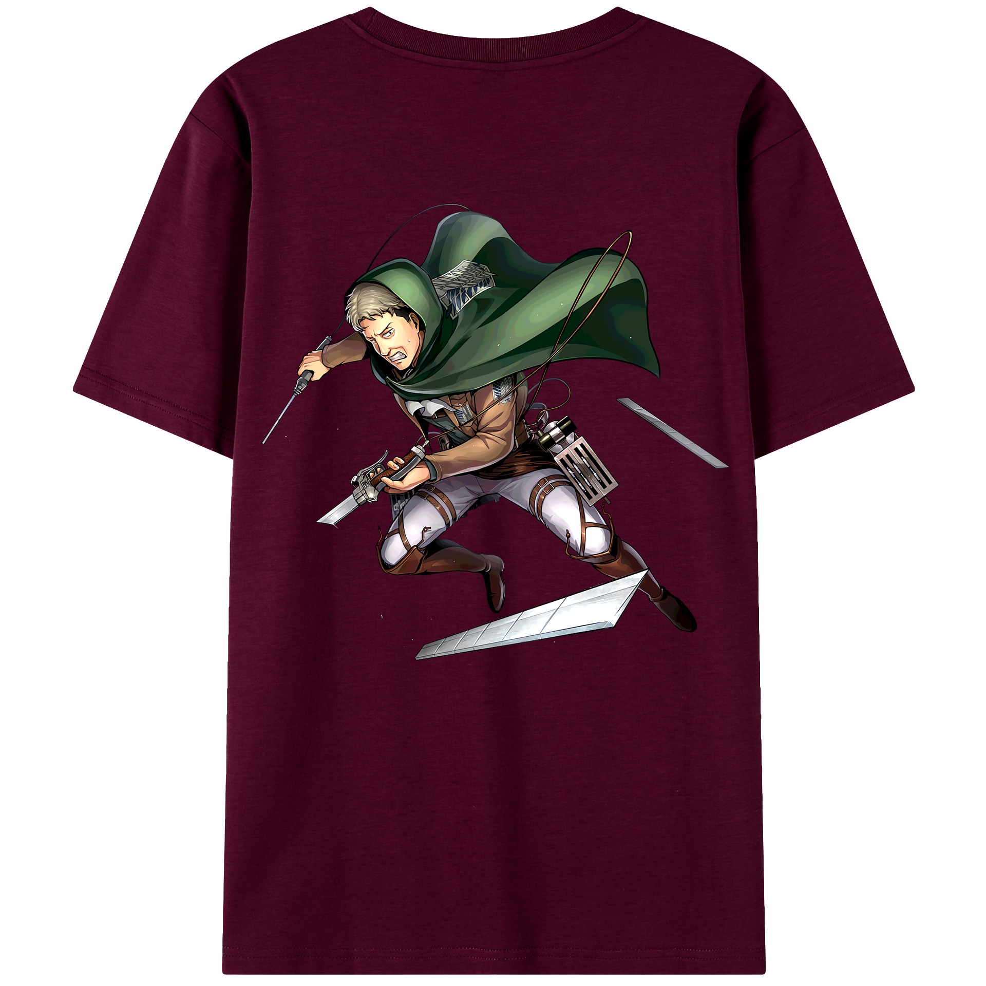 （画像用） 進撃の巨人 Attack on Titan レディース半袖Tシャツ(バックプリント)